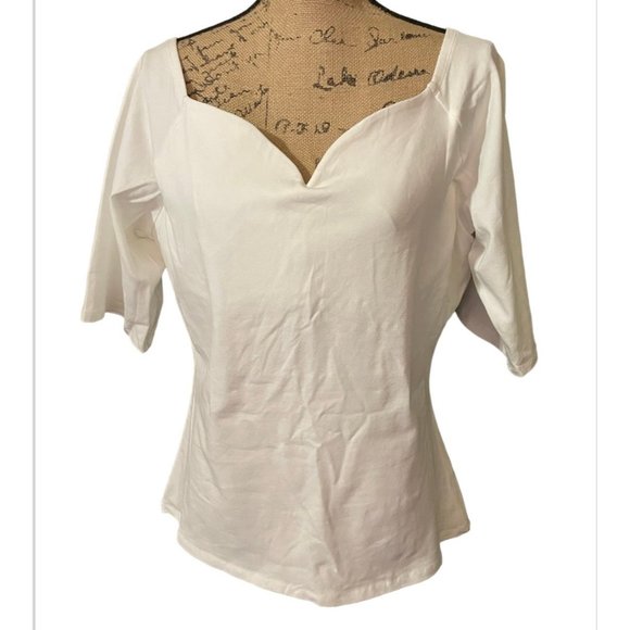 Soft Surroundings Sweetheart‎ Tee - Picture 2 of 9